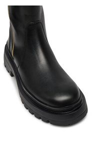 Love Moschino - LOVE MOSCHINO Botki JA24245G0LIA0000 Czarny. Kolor: czarny. Materiał: skóra #5