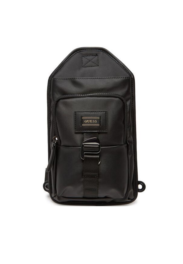 Guess Plecak HMARCC P5326 Czarny. Kolor: czarny. Materiał: materiał