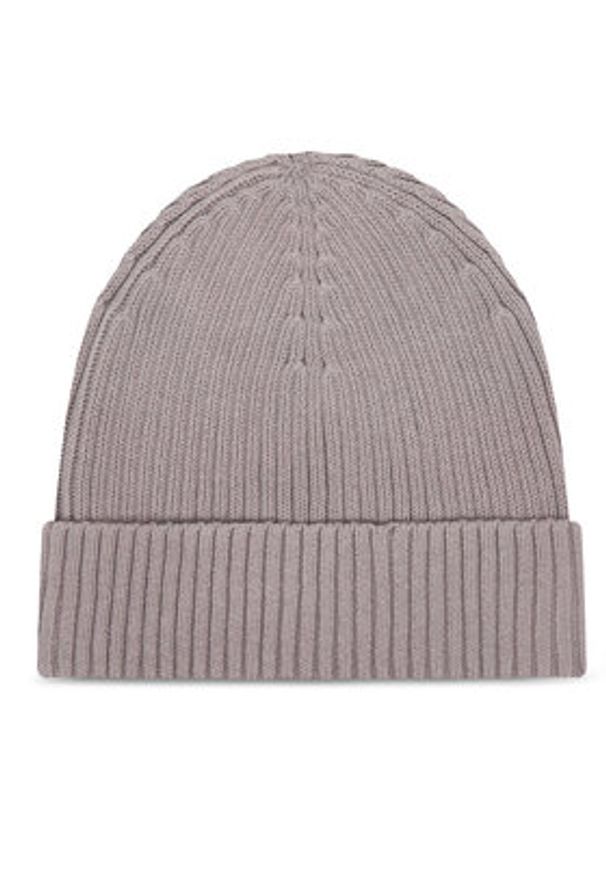 Calvin Klein Czapka Patch Chunky LV04D8053G Szary. Kolor: szary. Materiał: materiał, bawełna