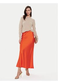 Imperial Spódnica maxi GHN4HBA Pomarańczowy Regular Fit. Kolor: pomarańczowy. Materiał: syntetyk #4