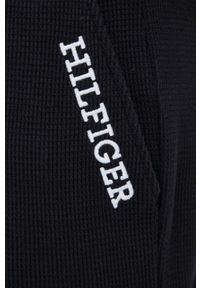 TOMMY HILFIGER - Tommy Hilfiger spodnie piżamowe bawełniane kolor czarny gładka. Kolor: czarny. Materiał: bawełna. Wzór: gładki #2