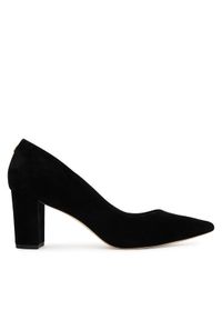 Lauren Ralph Lauren - LAUREN RALPH LAUREN Czółenka Kingad 802967743001 Czarny. Kolor: czarny. Materiał: zamsz, skóra