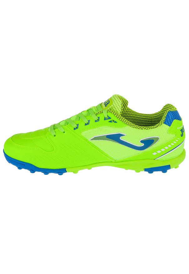 Joma - Buty piłkarskie turfy męskie, Dribling 25 DRIS TF. Kolor: wielokolorowy, niebieski, zielony. Materiał: skóra. Sport: piłka nożna