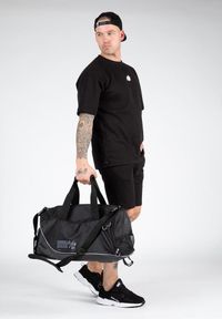 GORILLA WEAR - Dayton Koszulka - Czarny. Kolor: czarny. Długość rękawa: krótki rękaw. Długość: krótkie. Sport: fitness