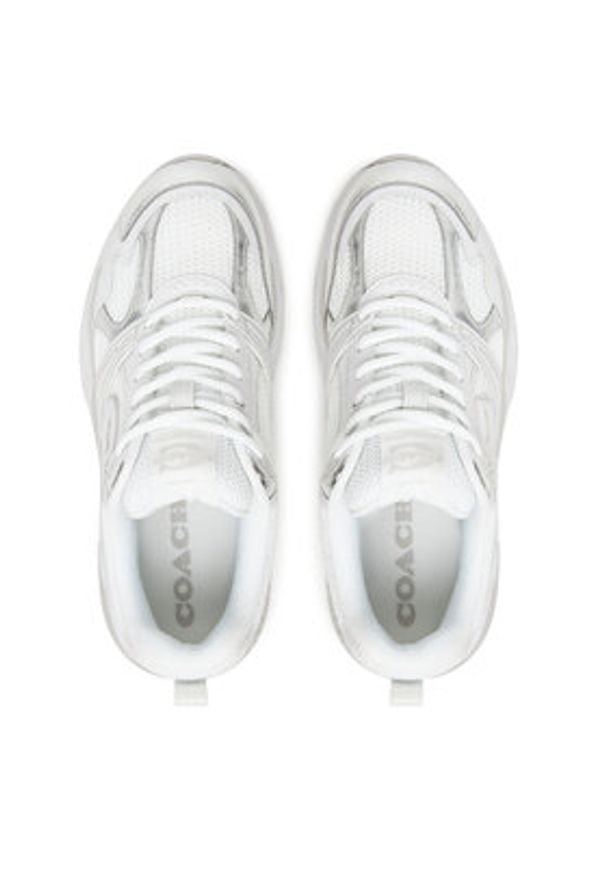 Coach Sneakersy Mesh CAQ29 Biały. Kolor: biały. Materiał: materiał