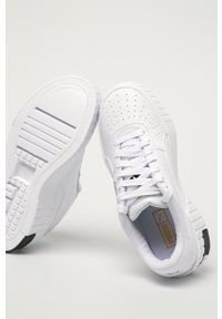 Puma Buty skórzane 373438 kolor biały. Nosek buta: okrągły. Zapięcie: sznurówki. Kolor: biały. Materiał: skóra #4