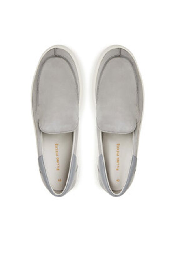 Filling Pieces Półbuty Signature Loafer 79128261878 Szary. Kolor: szary. Materiał: skóra