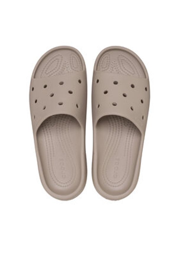 Crocs Klapki Classic Slide v2 209401 Brązowy. Kolor: brązowy