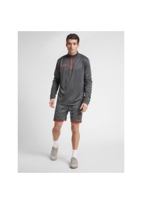 Hummel bluza sportowa na trening hml Authentic Half Zip Sweatshirt. Kolor: szary. Sport: fitness