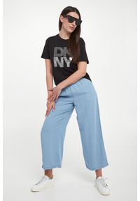 T-shirt damski DKNY JEANS. Materiał: jeans #3