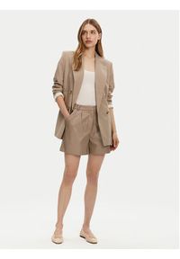 only - ONLY Szorty z imitacji skóry Saramy 15338008 Beżowy Regular Fit. Kolor: beżowy. Materiał: skóra #4