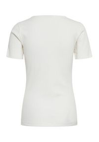 ICHI Bluzka 20115914 Biały Slim Fit. Kolor: biały