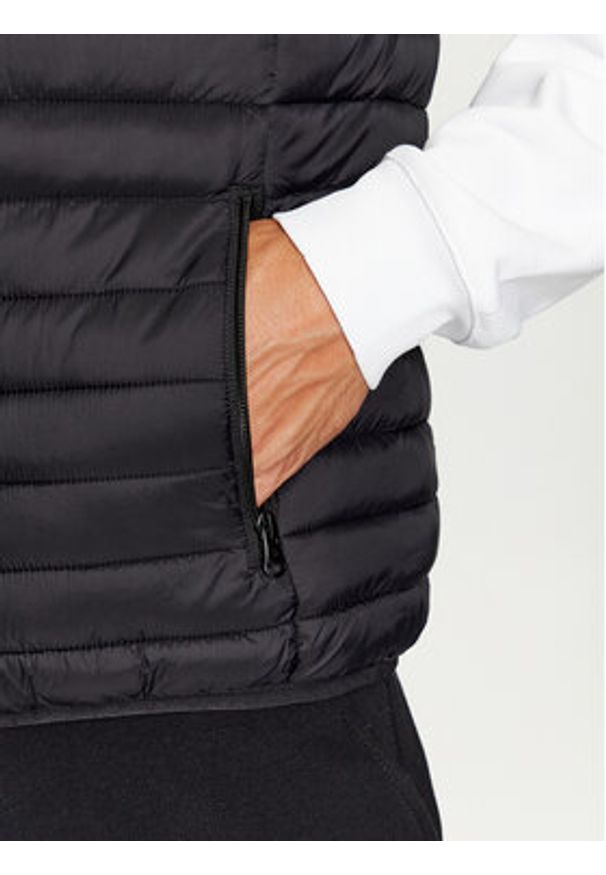United Colors of Benetton - United Colors Of Benetton Bezrękawnik 2BA2UJ005 Czarny Slim Fit. Kolor: czarny. Materiał: syntetyk. Długość rękawa: bez rękawów