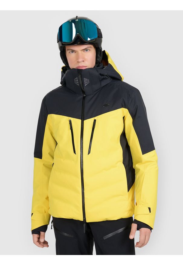 4f - 4F Kurtka narciarska membrana Dermizax 20000 z wypełnieniem Primaloft Black męska - żółta M. Kolor: żółty. Materiał: materiał, mesh. Sezon: zima