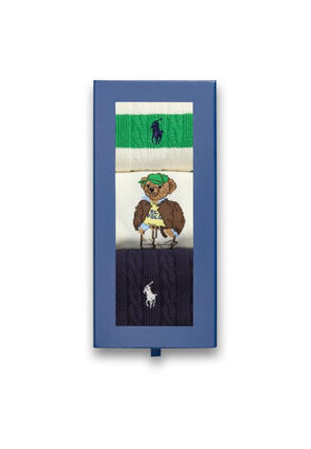 Polo Ralph Lauren Skarpety długie 455982947001 Kolorowy. Materiał: bawełna, materiał. Wzór: kolorowy