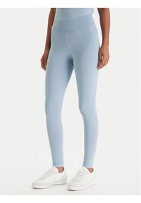Guess Legginsy V6RB11 KD952 Niebieski Slim Fit. Kolor: niebieski. Materiał: syntetyk #1
