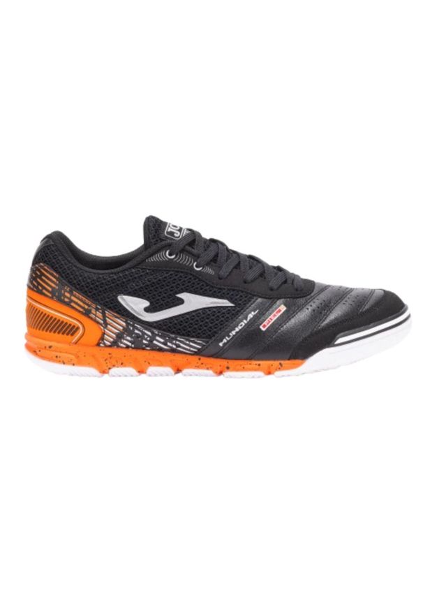 Buty piłkarskie męskie Joma Mundial IN. Kolor: czarny, pomarańczowy, wielokolorowy, żółty. Sport: piłka nożna