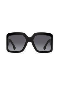 Dior - Okulary przeciwsłoneczne. Kształt: prostokątne. Kolor: czarny #2