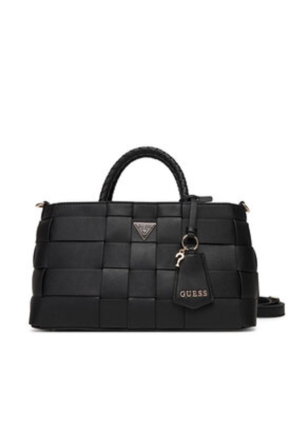 Guess Torebka Maylee HWWG96 61060 Czarny. Kolor: czarny. Materiał: skórzane