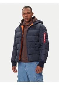Alpha Industries Kurtka zimowa 118113 Granatowy Regular Fit. Kolor: niebieski. Materiał: syntetyk. Sezon: zima