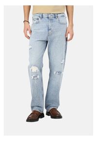 Tommy Jeans Jeansy Otis DM0DM21026 Niebieski Straight Fit. Kolor: niebieski