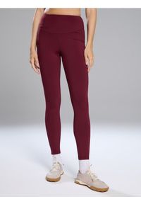 Sinsay - Legginsy sportowe - czerwony. Kolor: czerwony. Styl: sportowy