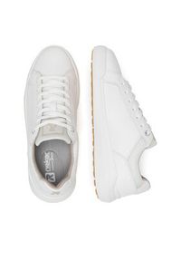 Rieker Revolution Lifestyle Sneakersy W1100-80 Biały. Kolor: biały. Materiał: skóra, syntetyk #6