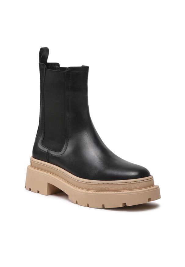 Gino Rossi Sztyblety 222FW103 Czarny. Kolor: czarny. Materiał: skóra