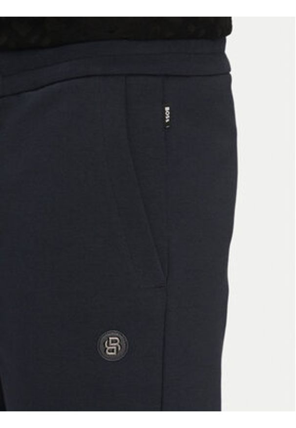 BOSS Szorty sportowe C-Leoni 50537277 Granatowy Regular Fit. Kolor: niebieski. Materiał: bawełna. Styl: sportowy