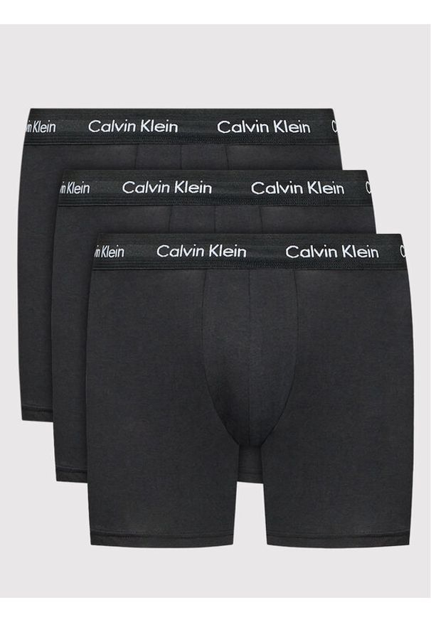 Calvin Klein Underwear Komplet 3 par bokserek 000NB1770A Czarny. Kolor: czarny. Materiał: bawełna