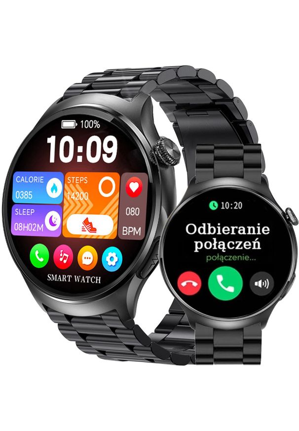 SMARTWATCH Rubicon RNCF39 black/black brans. Rodzaj zegarka: smartwatch