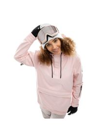 Damska kurtka snowboardowa Sporty zimowe SIROKO W3-W Arlberg. Kolor: różowy. Materiał: materiał, softshell. Sezon: zima. Sport: snowboard