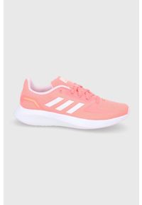 Adidas - adidas Buty dziecięce Runfalcon 2.0 kolor różowy. Nosek buta: okrągły. Zapięcie: sznurówki. Kolor: różowy. Materiał: guma