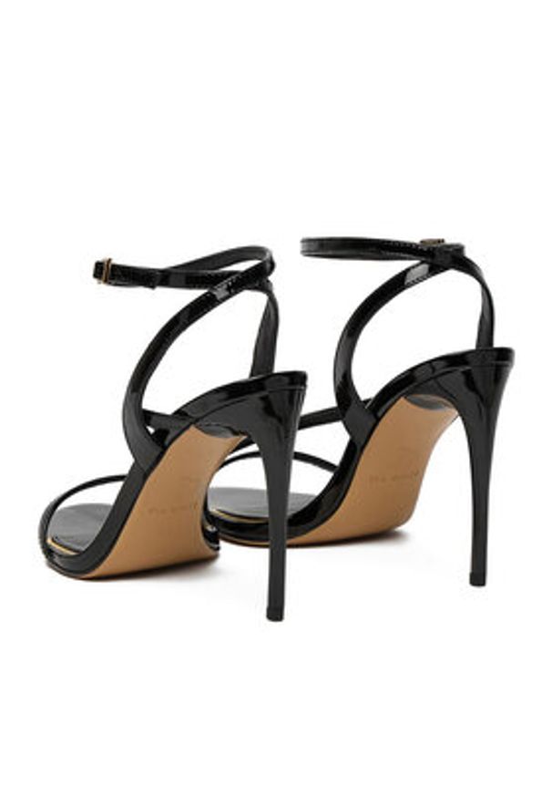 Eva Minge Sandały EO-TORI-LT2035-6 Czarny. Kolor: czarny. Materiał: syntetyk, skóra