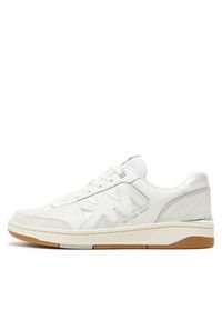 MICHAEL Michael Kors Sneakersy Rebel Leather Sneaker 42S4RBFS1D Biały. Kolor: biały. Materiał: skóra #4