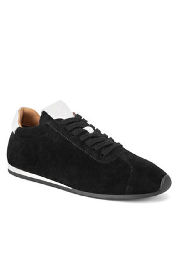 Gino Rossi Sneakersy AYA-110125 Czarny. Kolor: czarny. Materiał: zamsz, skóra