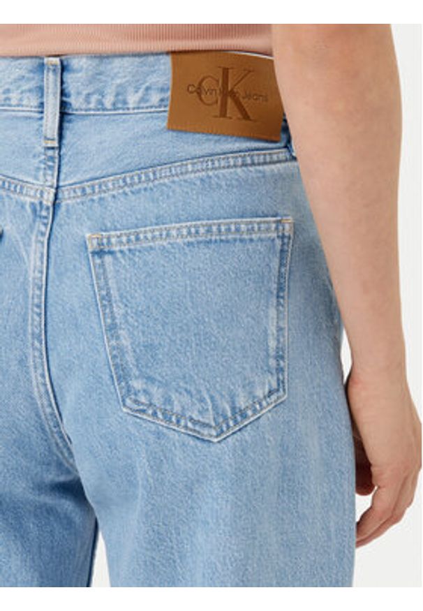 Calvin Klein Jeans Jeansy Barrel J20J225006 Niebieski Loose Fit. Kolor: niebieski