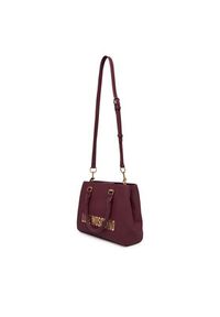 Love Moschino - LOVE MOSCHINO Torebka JC4022PP1NKD0552 Bordowy. Kolor: czerwony. Materiał: skórzane