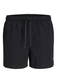 Jack & Jones - Jack&Jones Szorty kąpielowe Maui 12272776 Czarny Regular Fit. Kolor: czarny. Materiał: syntetyk
