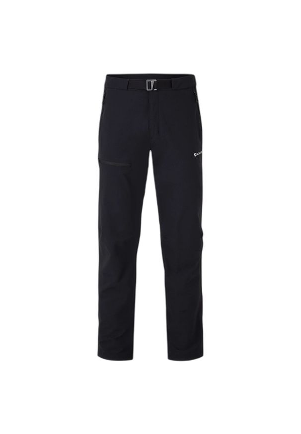 Regularne spodnie przeciwdeszczowe Montane Tenacity. Kolor: czarny. Sezon: lato. Sport: turystyka piesza