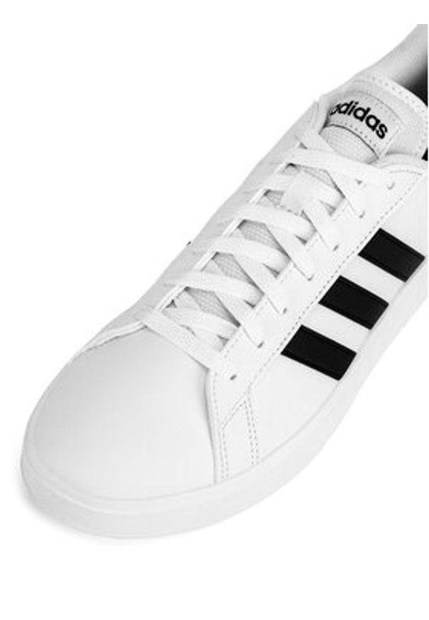 Adidas - adidas Sneakersy GRAND COURT BASE 2.0 GW9250 Biały. Kolor: biały. Materiał: materiał