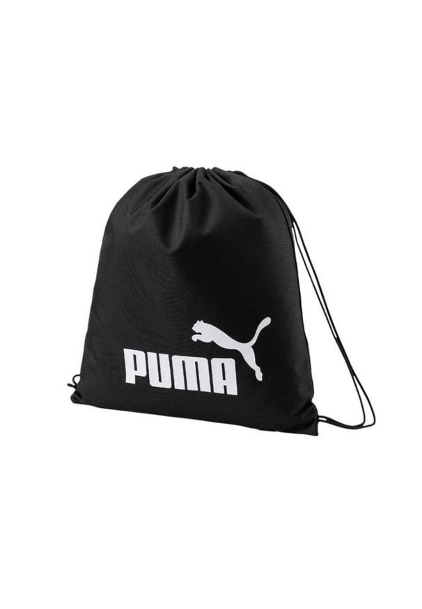 Puma Phase Gym Sack 074943-01. Kolor: czarny. Materiał: poliester