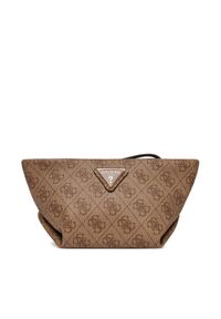 Guess Kosmetyczka Helina TWLB96 40005 Brązowy. Kolor: brązowy. Materiał: skóra