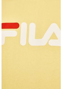 Fila - Bluza. Okazja: na co dzień. Kolor: żółty. Wzór: nadruk. Styl: casual #5