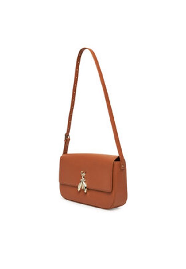 Patrizia Pepe Torebka 8B0238/L061 Brązowy. Kolor: brązowy. Materiał: skórzane