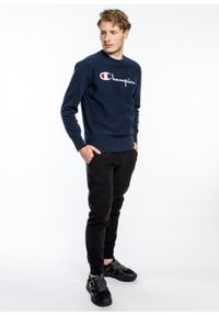 Bluza męska Champion Premium Reverse Weave Fleece Sweatshirt (215160-BS501). Kolor: niebieski. Materiał: materiał. Styl: elegancki, sportowy #2