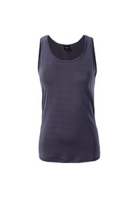 Hi-tec - Tank Top Damski Trening Lady Lesu. Typ kołnierza: polo. Kolor: szary. Sport: fitness