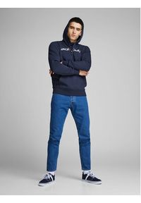 Jack & Jones - Jack&Jones Bluza Corp Old Logo 12137054 Granatowy Regular Fit. Kolor: niebieski. Materiał: bawełna, syntetyk