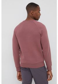 Peak Performance bluza męska kolor różowy z nadrukiem. Kolor: różowy. Długość rękawa: raglanowy rękaw. Wzór: nadruk #3