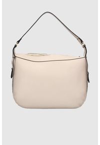 Valentino by Mario Valentino - VALENTINO Torebka arepa hobo w kolorze ecru. Wzór: paski